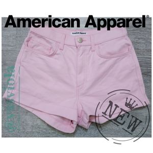 AMERICAN APPAREL candy pink jeans shorts. 26 size ("S" size). Never used!